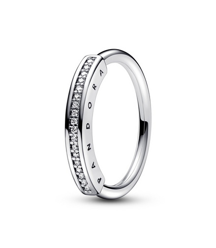Pandora Signature ID Pave Ring Size 7