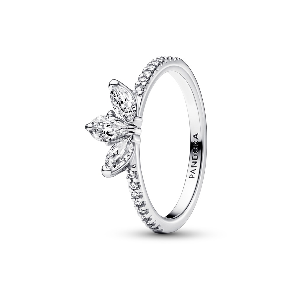 Pandora Timeless Sparkling Herbarium Cluster Ring Size 7