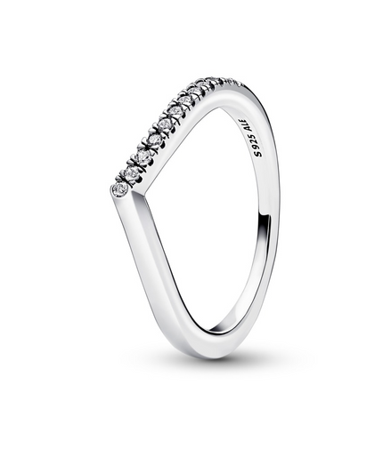 Pandora Timeless Wish Half Sparkling Ring Size 7