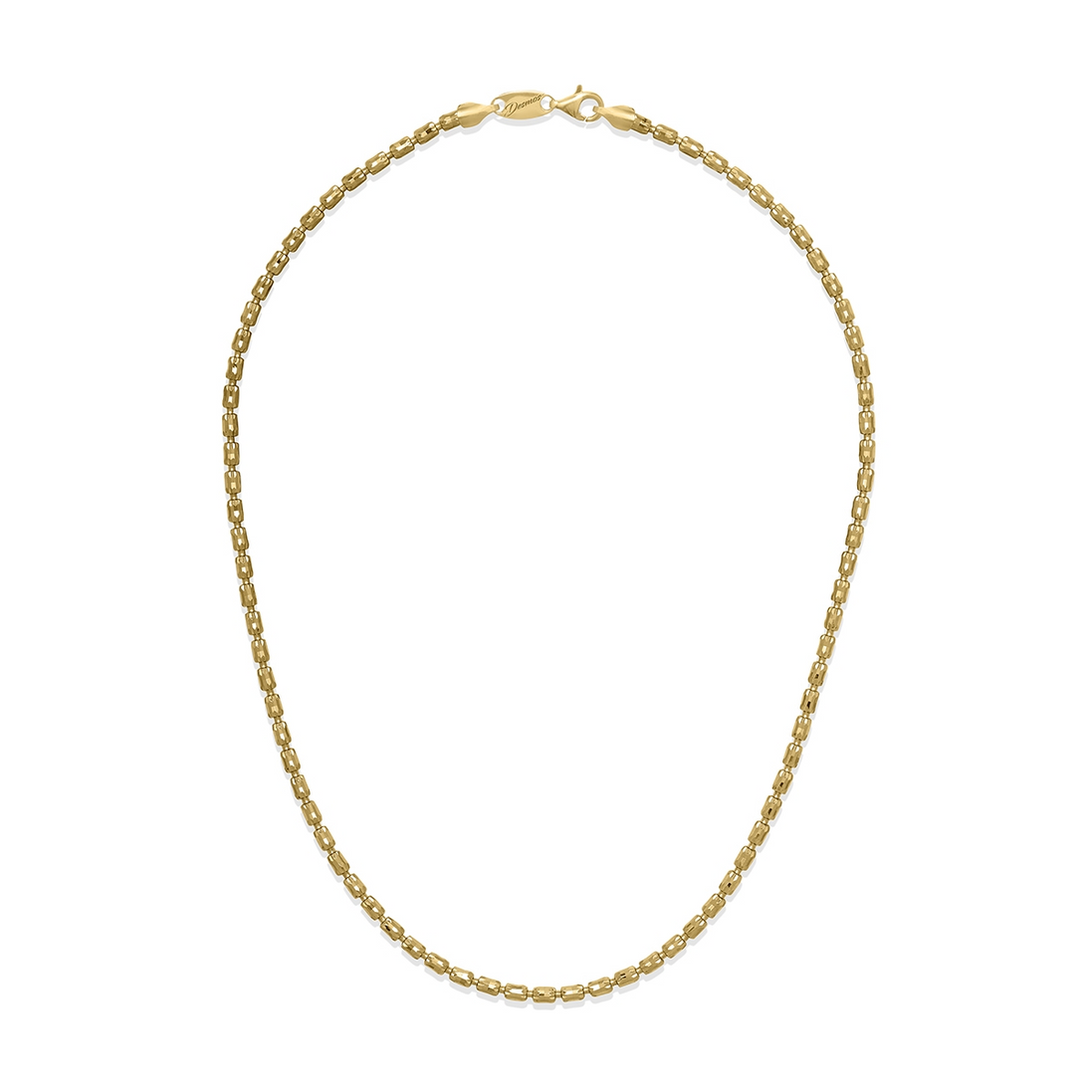 Desmos Gold Plated Crystal Barrel Necklace