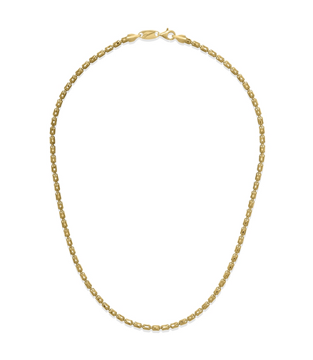 Desmos Gold Plated Crystal Barrel Necklace