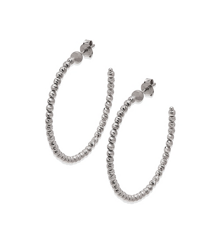 Desmos Slash 35mm Hoop Earrings