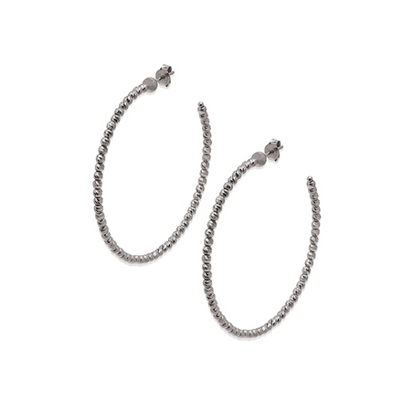 Desmos Slash 45mm Hoop Earrings
