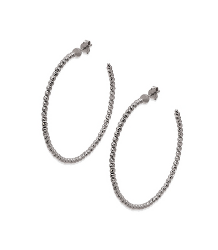 Desmos Slash 45mm Hoop Earrings