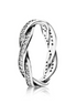 Pandora Timeless Sparkling Twisted Lines Ring Size 9