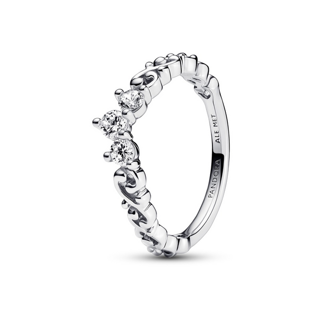 Pandora Timeless Regal Swirl Tiara Ring Size 6