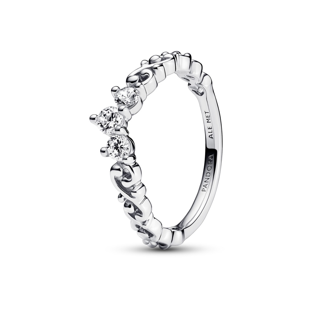 Pandora Timeless Regal Swirl Tiara Ring Size 6