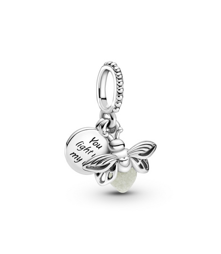 Pandora Moments Glow-In-The-Dark Firefly Dangle Charm