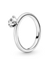 Pandora Timeless Clear Heart Solitaire Ring Size 6