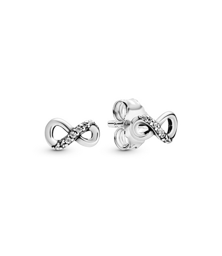 Pandora Moments Sparkling Infinity Stud Earrings