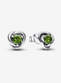 Pandora Moments August Birthstone Eternity Circle Stud Earrings