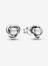 Pandora Moments June White Eternity Circle Stud Earrings