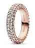 Pandora Timeless Pavé Double-Row Ring Size 6