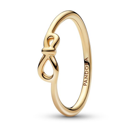 Pandora Moments Infinity Knot Ring Size 7.5