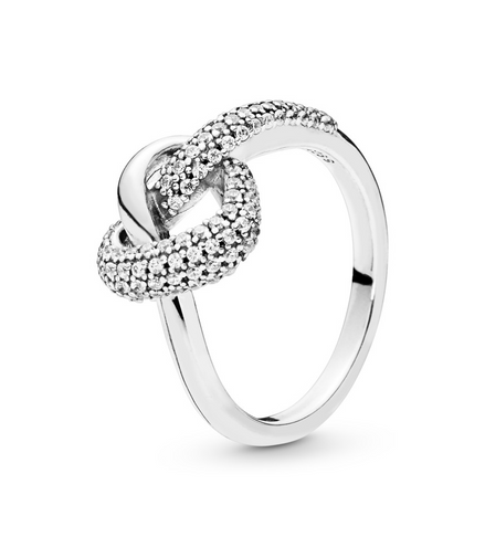 Pandora Moments Knotted Heart Ring Size 5