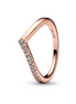 Pandora Timeless Wish Half Sparkling Ring Size 7
