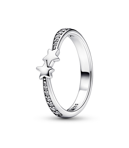 Pandora Moments Shooting Stars Sparkling Ring 6