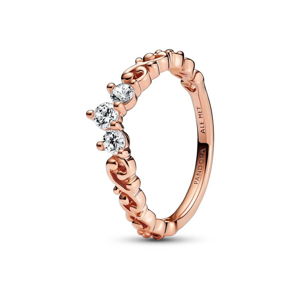 Pandora Timeless Regal Swirl Tiara Ring Size 6