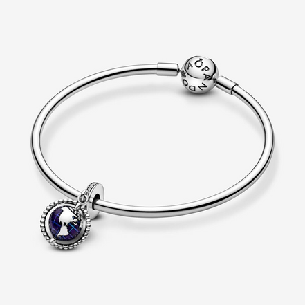 Pandora Moments Spinning Globe Dangle Charm