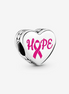 Pandora Moments Silver Hope Pink Ribbon Charm