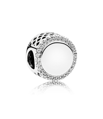 Pandora Moments Engravable Button Charm