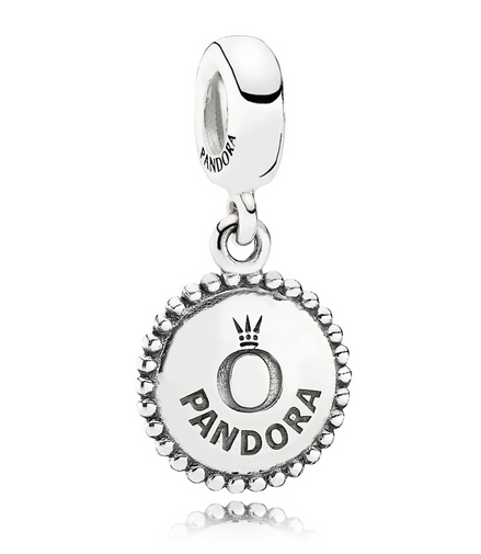 Pandora Moments Silver Iconic Engraveable Dangle Charm