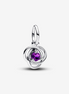 Pandora Moments February Purple Eternity Circle Dangle Charm