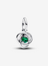Pandora Moments May Royal Green Eternity Circle Dangle Charm