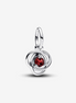 Pandora Moments July True Red Eternity Circle Dangle Charm