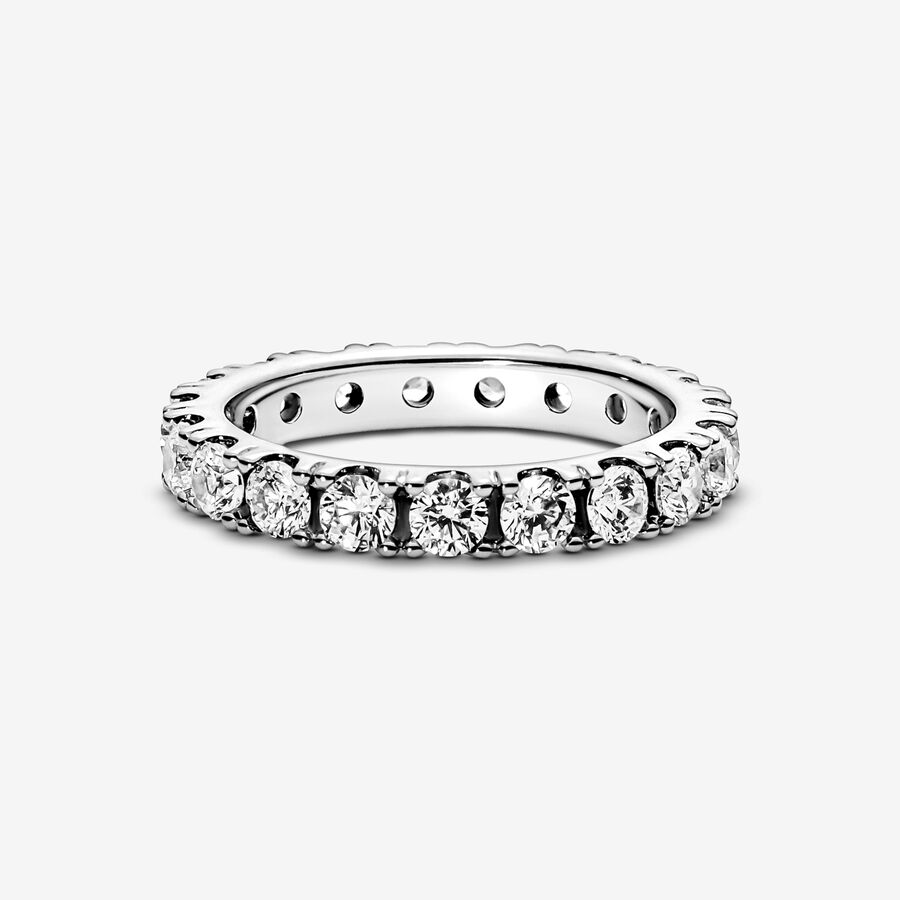 Pandora Timeless Sparkling Row Eternity Ring Size Size 6