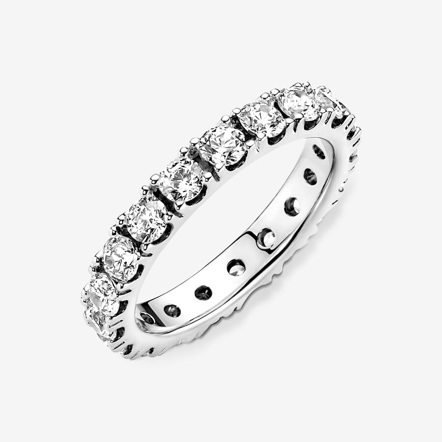 Pandora Timeless Sparkling Row Eternity Ring Size Size 6