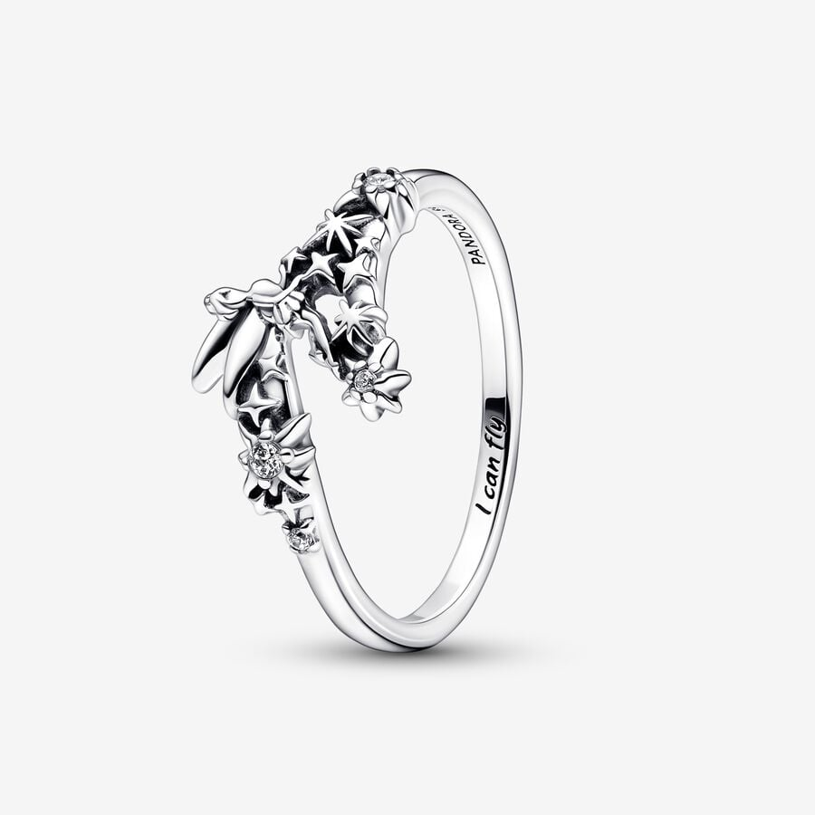 Pandora Disney Tinker Bell Sparkling Ring Size 7.5