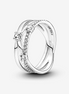 Pandora Timeless Sparkling Triple Band Ring Size 7