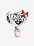 Pandora Disney Minnie Mouse Mom Heart Charm