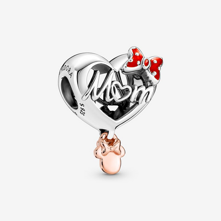 Pandora Disney Minnie Mouse Mom Heart Charm