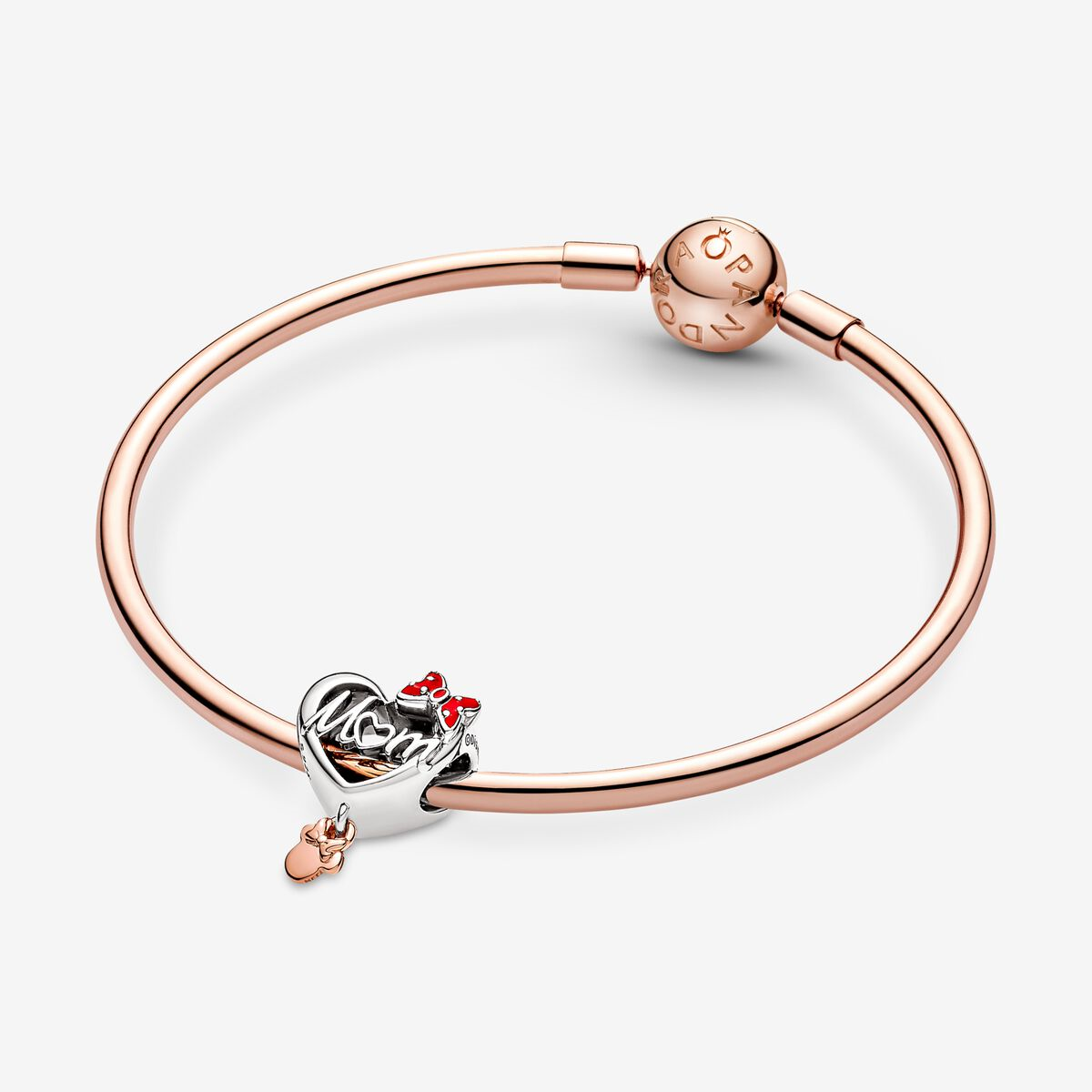 Pandora Disney Minnie Mouse Mom Heart Charm