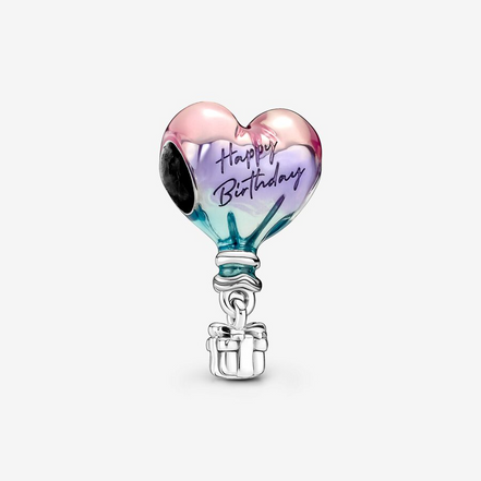 Pandora Moments "Happy Birthday" Hot Air Balloon Charm