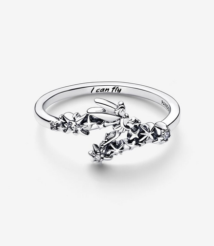 Pandora Disney Tinker Bell Sparkling Ring Size 7.5