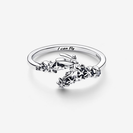 Pandora Disney Tinker Bell Sparkling Ring Size 7.5