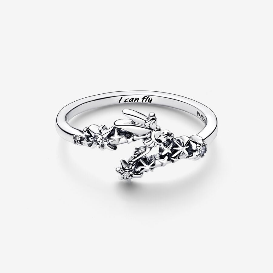 Pandora Disney Tinker Bell Sparkling Ring Size 7.5
