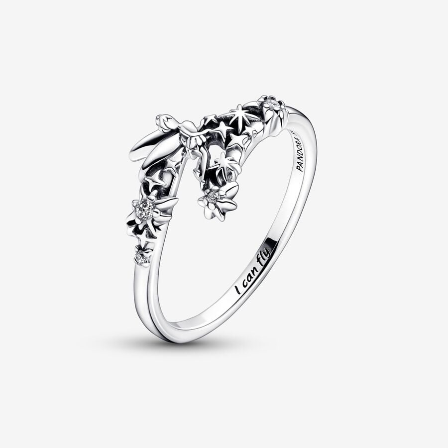 Pandora Disney Tinker Bell Sparkling Ring Size 7.5
