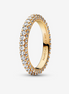 Pandora Timeless Pave'  Single-Row Ring Size 4.5