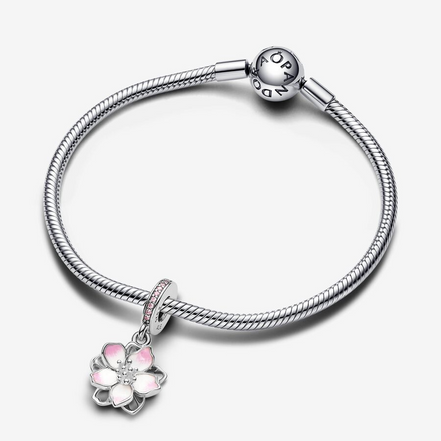 Pandora Moments Cherry Blossom Dangle Charm