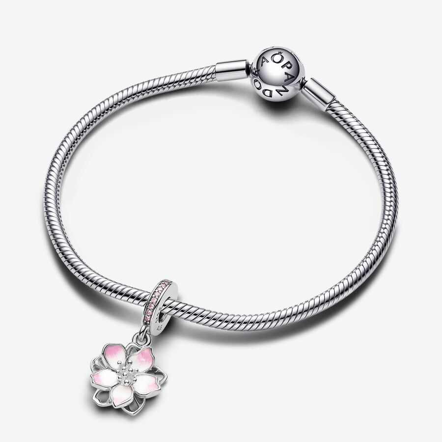 Pandora Moments Cherry Blossom Dangle Charm