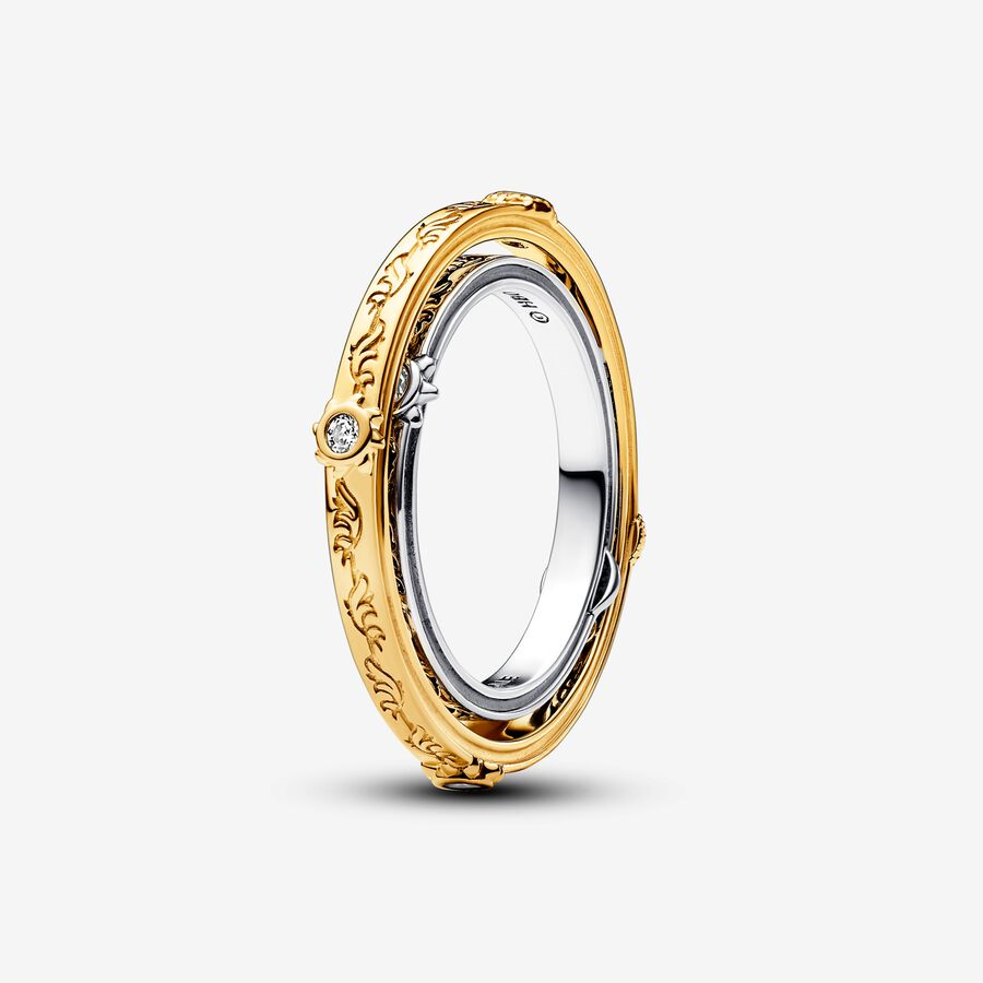 Pandora Game of Thrones Spinning Astrolabe Ring Size 6