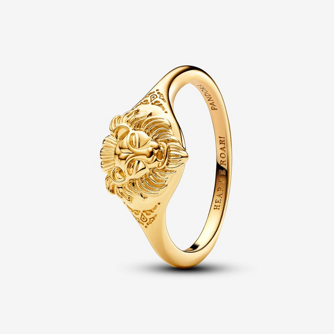 Pandora Game of Thrones Lannister Lion Ring Size 9