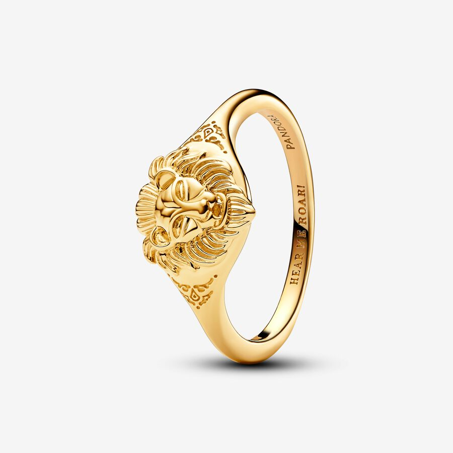 Pandora Game of Thrones Lannister Lion Ring Size 9