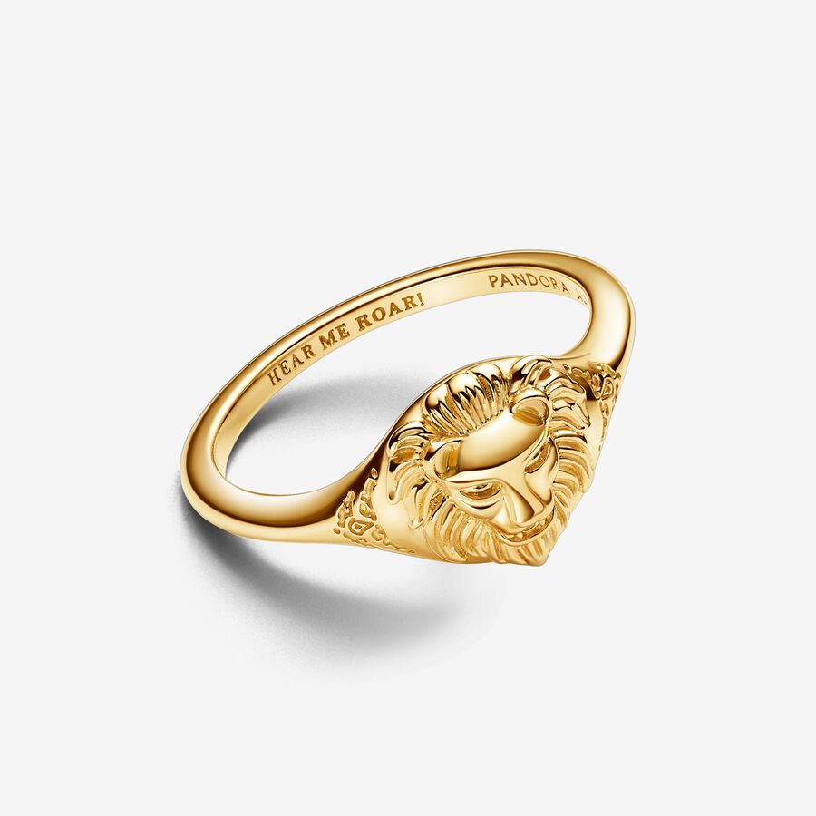 Pandora Game of Thrones Lannister Lion Ring Size 9