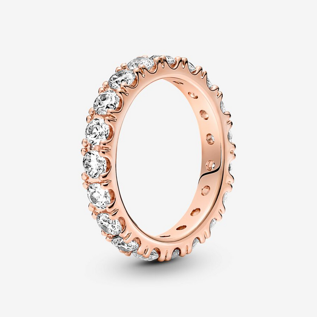 Pandora Timeless Sparkling Row Eternity Ring Size 7
