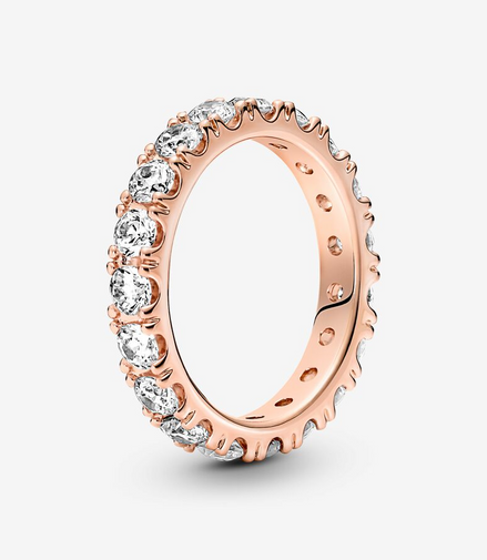 Pandora Timeless Sparkling Row Eternity Ring Size 7